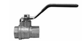 1/2" CxC BRASS BALL VALVE W/ BLEEDER LF