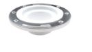 PVC TOILET FLANGE W/ METAL RING 3"