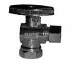 EVERFLOW 1/2 FIP X 1/4 OD COMP 1/4 TURN ANGLE STOP BOXED LEAD FREE