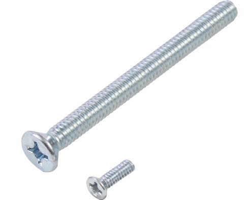 Machine Screw Flat Phillip ZP (1/8) 6-32 x 1/2 (100 - PK)