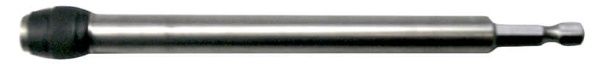 QUICK RELEASE STAINLESS STEEL BIT HOLDER 6" LONG CARDED