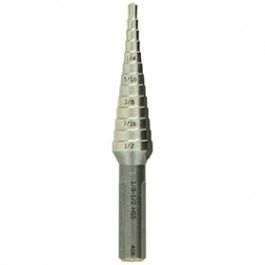 3/16" TO 7/8" HIGH-SPEED STEEL TURBO STEP DRILL BIT