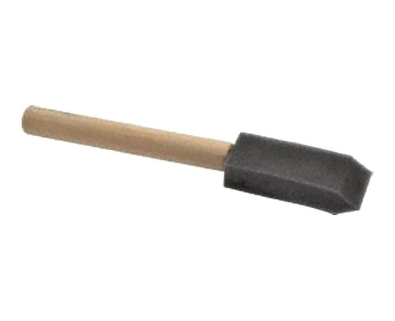 1" HIGH DENSITY FOAM BRUSH SANDED ROUND WOOD HANDLE