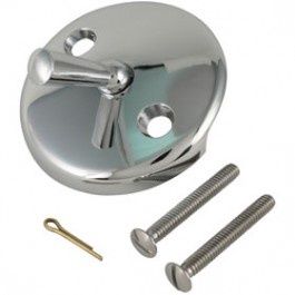 PLUMB PAK PP826-1 FACE PLATE TRIP LEVER WITH SCREWS &amp; PIN CHROME PLATED
