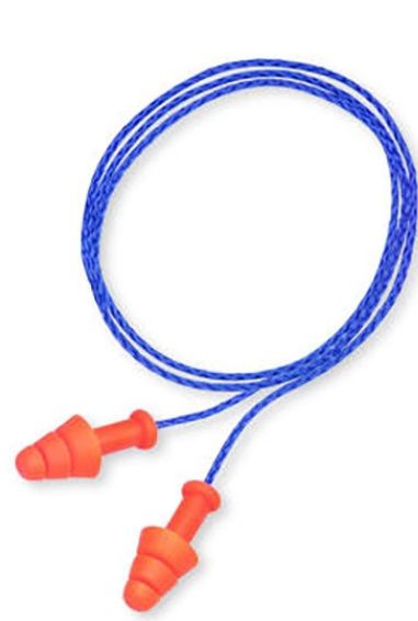 CORDED EARPLUGS NRR 25DB 1 PAIR WITH CASE