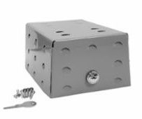 MX-BTG-54VL Emmerson Steel Thermostat Guard with Solid Base (Hinged) 6 in Height x 3.82 in Width x 3.13 in Depth