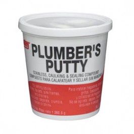 OATEY 31166 14 OZ TUB OF PLUMBER'S PUTTY STAINLESS FIXURE SETTING COMPOUND