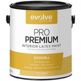 EVOLVE PAINTS 166-81-1 PREMIUM INTERIOR LATEX EGGSHELL PAINT/PRIMER