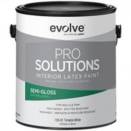 EVOLVE PAINTS 128-81-1 SOLUTIONS 1GAL INTERIOR LATEX SEMIGLOSS PAINT