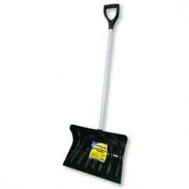 G-FORCE 52960 18" POLY SNOW SHOVEL D-GRIP STEEL TUBE HANDLE