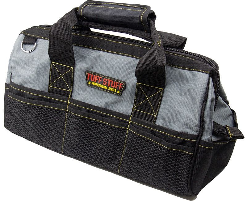 16" POLYESTER FABRIC TOOL BAG 24 POCKETS WITH SHOULDER STRIP