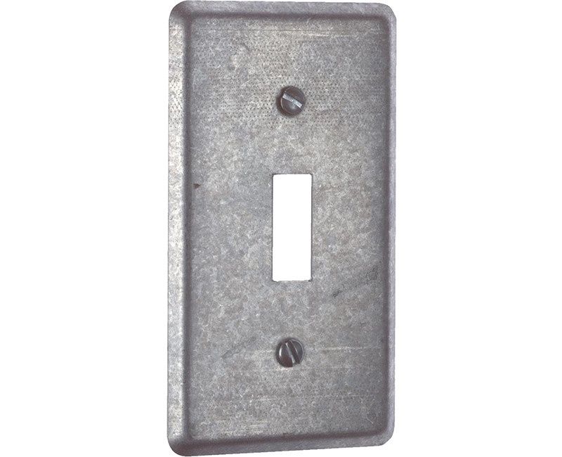 ELECTRICAL HANDY BOX COVER 2" X 4" TOGGLE SWITCH 0.8MM THICK TEP41214