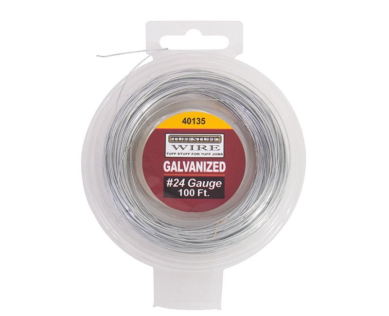 #24 GALVANIZED WIRE 100 FT. CARDED