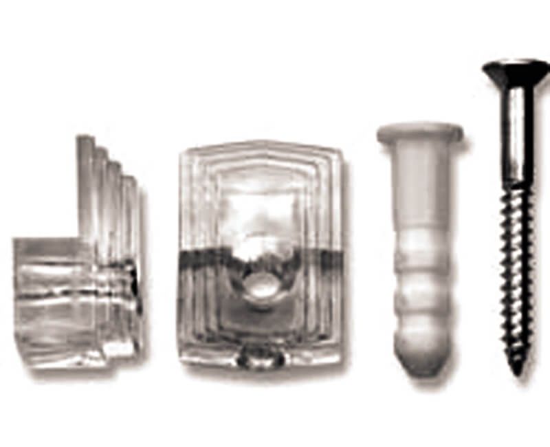 PLASTIC MIRROR HOLDER - 1/4"