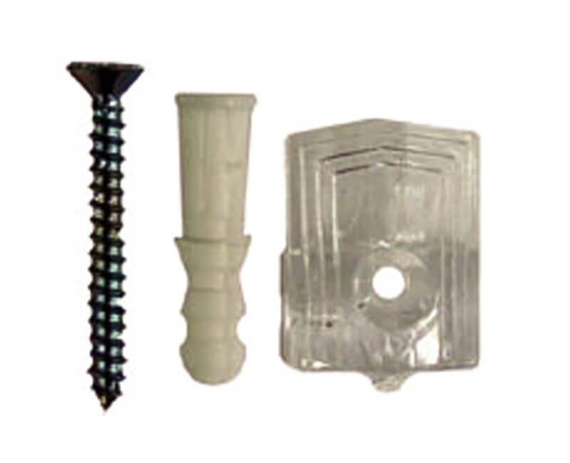 1/8" PLASTIC MIRROR HOLDER 4 PER CARD