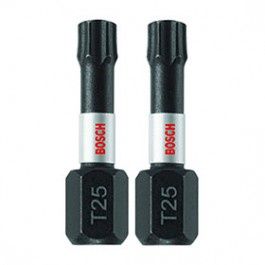 BOSCH ITT25102 1" X #25 TORX IMPACT TOUGH DRILL BIT 2 PACK
