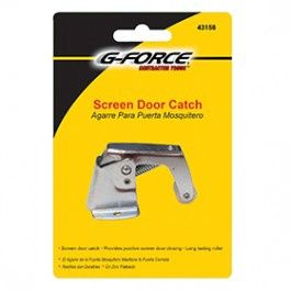 STEEL ZINC PLATED SCREEN DOOR CATCH CARDED