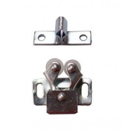 STEEL ZINC PLATED DOUBLE ROLLER CABINET CATCH