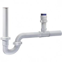 PLUMB PAK VNTKTPTRPPVC AIR ADMITTANCE KIT WITH P TRAP PVC