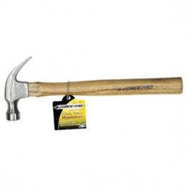 G-FORCE 8 OZ CLAW HAMMER HICKORY WOOD HANDLE