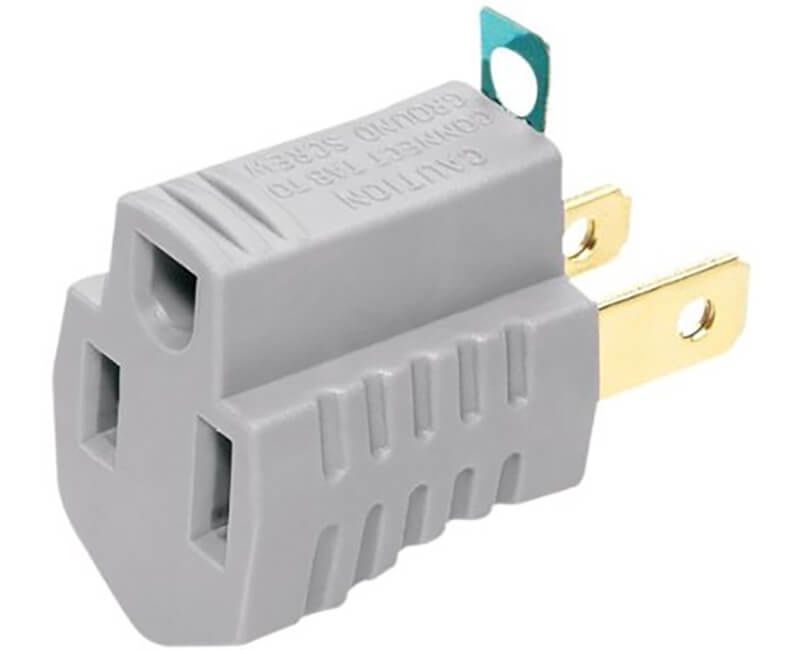 Three To Two Grounding Adapter Plug