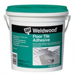 WELDWOOD CLEAR SET FLOOR TILE ADHESIVE 1 Gallon DAP 00137