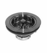 SATIN NICKEL PLATED SOLID BRASS BASKET SINK STRAINER W/ ORIGINAL SEAL (FOR 3 1/2" DRILLING)- A2806SN