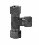 5/16" THREE-WAY SAE TEE - Brass - A5411