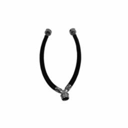 TWIN WATER MIXER - Rubber Hose "Y" - High Pressure Type -B6915B