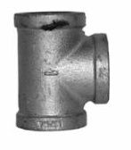 1/2" TEE - Galvanized - D16100-12