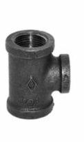 2" x 1" REDUCING TEE - Black - D16215-2.1