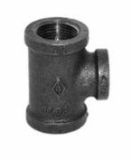 2" x 1 1/2" REDUCING TEE - Black - D16215-2.112