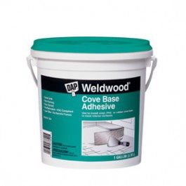 WELDWOOD COVE BASE ADHESIVE OFF-WHITE