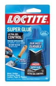 LOCTITE 1363589 4 GRAM SUPER GLUE ULTRA GEL CONTROL CARDED