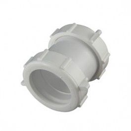 PLUMB PAK PP55-4W EXTENSION COUPLING STRAIGHT SLIP JOINT 1-1/2" WHITE PLASTIC