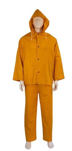 2XL YELLOW RAINSUIT 3PC