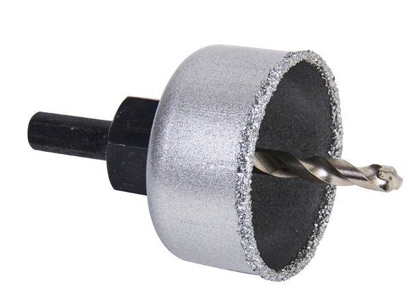 2" Carbide Grit Holesaw Kit With Mandrel