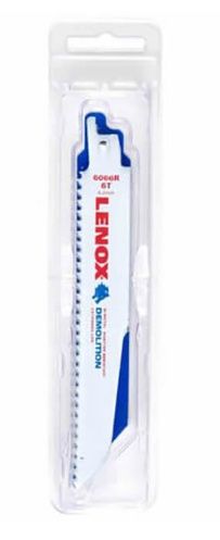 6" Heavy Duty Reciprocating Saw Blades - 6 TPI