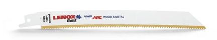 8" Gold Reciprocating Blades Wood/Metal - 10 TPI