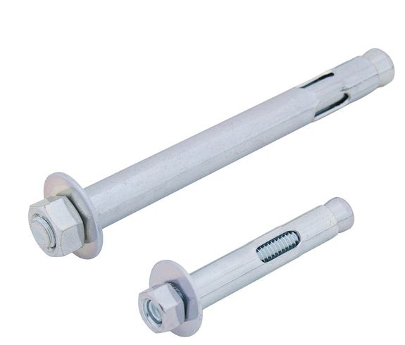 Sleeve Expansion Hex Nut and Washer Anchors ZP - 1/2" X 4"