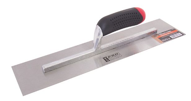 16" X 4" FINISHING TROWEL SMOOTH EDGE RUBBER HANDLE