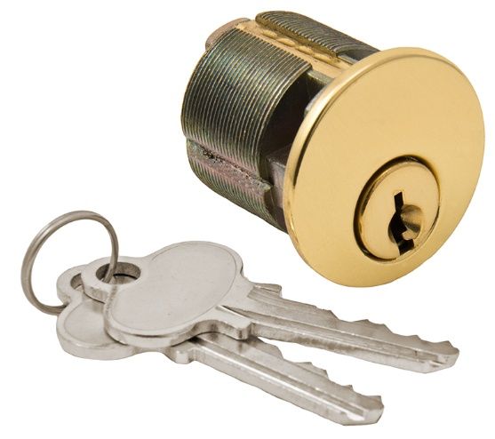 1-1/8" Mortise Cylinder - SC1 US3 KA Standard Cam