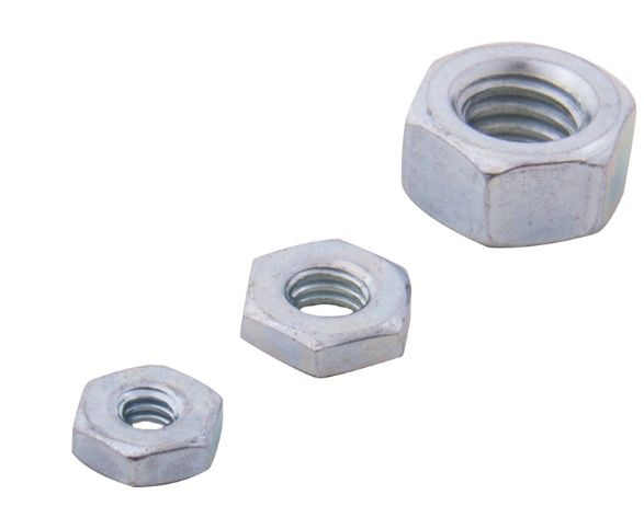 HEX NUT USS 1/4-20 ZP - 100 PK