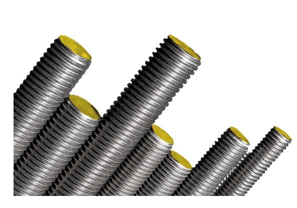 7/16-14 X 72" Threaded Rod - Yellow