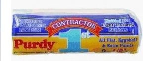 PURDY  CONTRACTOR 1ST POLYESTER PAINT ROLLER COVER REFILL  9" X 3/4"