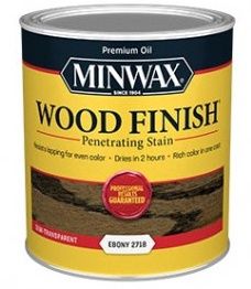 MINWAX EBONY WOOD FINISH PENETRATING STAIN