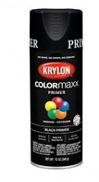 KRYLON COLORMAXX PRIMER BLACK 12 OZ INDOOR - OUTDOOR