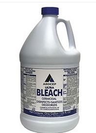 Liquid Chlorine Bleach, for Laundry, Household and Commercial Cleaning, 1 Gallon
