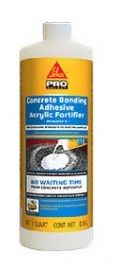 SIKA PRO LATEX R BONDING ADHESIVE &amp; ACRYLIC FORTIFIER 471643 QUART