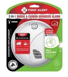 BRK SMOKE &amp; CO ALARM BACKUP BATTERY SMICO100- AC /DC HARDWIRED